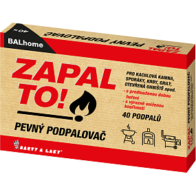 BALhome Zapal To, stały podpalacz, 40 podpałek BALhome Zapal To, stały podpalacz, 40 podpałek