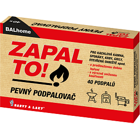 BALhome Zapal To, stały podpalacz, 40 podpałek