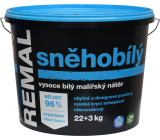 REMAL Śnieżnobiały wysoce biała farba na ścianę, 22+3 kg