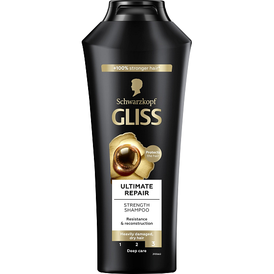 Gliss Ultimate Repair wzmacniający szampon do bardzo zniszczonych włosów, 400 ml