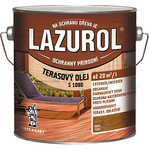 Lazurol s1080 olej tarasowy teak, 2,5 l