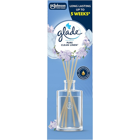 Glade Pure Clean Linen patyczki zapachowe 50 ml