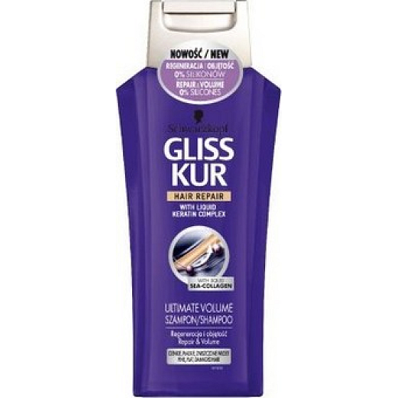 Gliss Kur Ultimate Volume Regenerace a objem šampon na vlasy 400 ml
