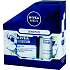 Nivea Men Shaving Sensitive pěna na holení 200 ml + balzám po holení 100 ml kosmetická sada