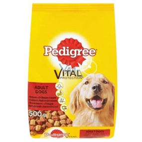 Pedigree Vital Protection Drůbeží a hovězí maso kompletní krmivo pro dospělé psy 500g Pedigree Vital Protection Drůbeží a hovězí maso kompletní krmivo pro dospělé psy 500g