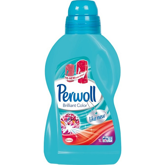 Perwoll Brilliant Color tekutý prací gel na barevné prádlo 1 l