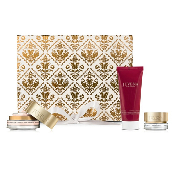 Juvena Rejuvenate & Correct Lifting denní krém 50 ml + Pampering & Smoothing krém na ruce 100 ml + Masterkrém na oči a rty 10 ml, kosmetická sada