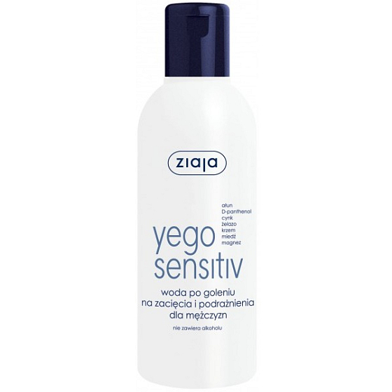 Ziaja Yego Men Sensitive voda po holení 200 ml