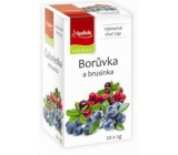 Apotheke Natur Borówka i żurawka owocowy napar 20 x 2 g