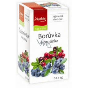 Apotheke Natur Borówka i żurawka owocowy napar 20 x 2 g