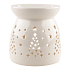 Aromalampa porcelánová bílá se stromečkem 9,9 cm