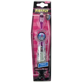 Mattel Monster High blikající měkký zubní kartáček pro děti s časovačem 1 minuty