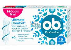o.b. ProComfort Mini z Dynamic Fit tampony 16 kusů
