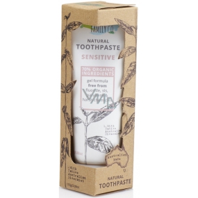The Natural Family Co. Sensitive Bio přírodní zubní pasta pro citlivé zuby 110 g