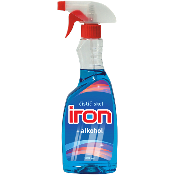 Iron Środek do czyszczenia szyb z alkoholem rozpylacz 500 ml