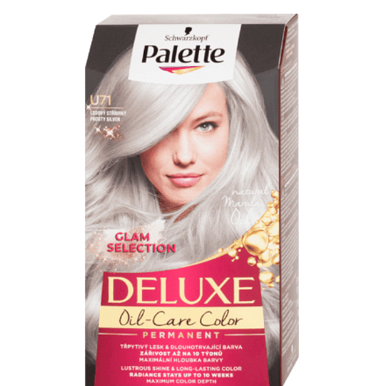 Schwarzkopf Palette Deluxe farba do włosów U71 Lodowy srebrny 115 ml