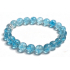 Bransoletka Topaz elastyczna naturalny kamień, kuleczka 8 mm / 16 - 17 cm, kamień mądrości