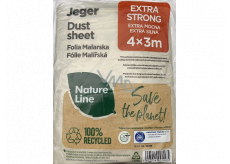 Jeger Folia ochronna przed farbą, brudem i wilgocią Extra Strong 4 x 3 m