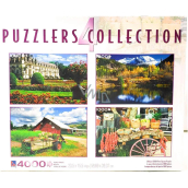 EP Line Puzzle Collection 4 x 1000 sztuk, zalecany wiek 9+