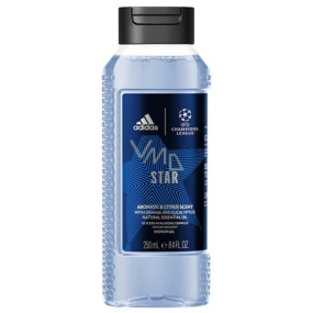 Adidas UEFA Liga Mistrzów Star żel pod prysznic dla mężczyzn 250 ml