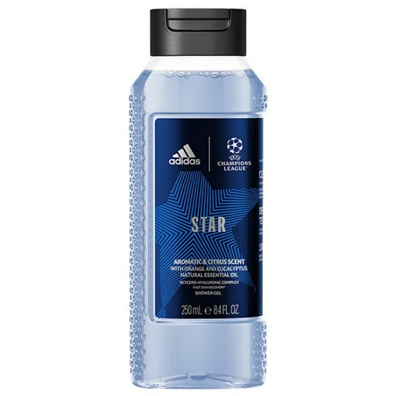 Adidas UEFA Liga Mistrzów Star żel pod prysznic dla mężczyzn 250 ml