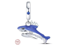 Charm Srebrny 925 Rekin, zawieszka na bransoletkę zwierzę