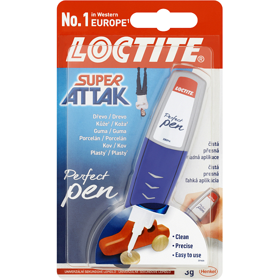Loctite Super Attak Perfect Pen klej w super szybkim czasie, 3 g