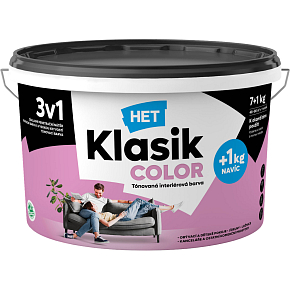 Het Klasik Color farba malarska, 0307 magenta, 7+1 kg