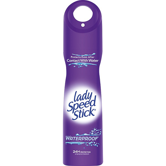 Lady Speed Stick Waterproof antiperspirant deodorant sprej pro ženy 150 ml