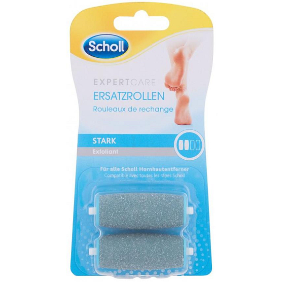 Scholl Expert Care Exfoliant středně drsné s mořskými minerály náhradní hlavice do elektrického pilníku 2 kusy
