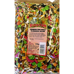 Biostan Delux dla gryzoni, karma dla gryzoni 500 g, po terminie ważności