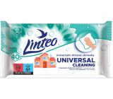 Linteo Univerzální vlhčené ubrousky s antibakteriální přísadou k všestrannému použití silně čisticí 40 kusů