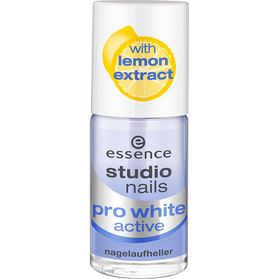 Essence Studio Nails Pro White Active lak na nehty 8 ml