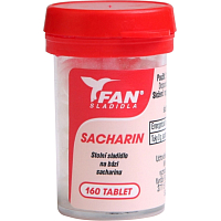 Fan słodziki, sacharyna, słodzik zastępczy, 160 tabletek, 10 g