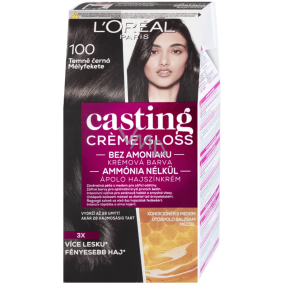 Loreal Paris Casting Creme Gloss farba do włosów 100 ciemna czerń