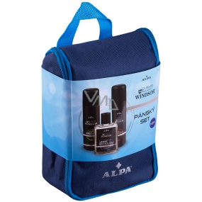 Alpa Windsor pěna na holení pro muže 200 ml + deodorant sprej 150 ml + voda po holení 100 ml, kosmetická sada