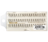 Bloom Natural Nalepovací trsy na rzęsy z naturalnych włosów średniej długości z uzlikiem czarnym Flare Medium 60 sztuk
