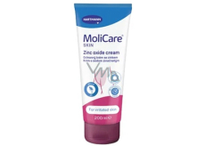 MoliCare Skin Dla podrażnionej skóry Krem ochronny z cynkiem do pielęgnacji bardzo obciążonej skóry nietrzymania moczu 200 ml