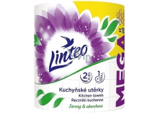 Linteo Mega Kuchyňské utěrky dvouvrstvé, ze 100% celulózy 100 m 1 kus