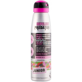 Predator Repelent Junior repelentní sprej odpuzuje komáry a klíšťata 150 ml Predator Repelent Junior repelentní sprej odpuzuje komáry a klíšťata 150 ml