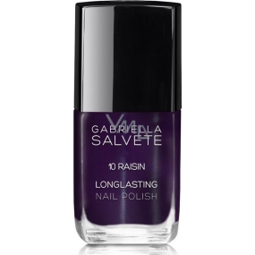 Gabriella Salvete Longlasting Enamel trwały lak do paznokci o wysokim połysku 10 Raisin 11 ml