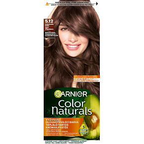 Garnier Color Naturals Creme farba do włosów, 5.12 Lodowa jasnobrązowa Garnier Color Naturals Creme farba do włosów, 5.12 Lodowa jasnobrązowa