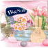 Big Soft Papírové ubrousky 2 vrstvé 33 x 33 cm 20 kusů Velikonoční růžové se zajíčkem