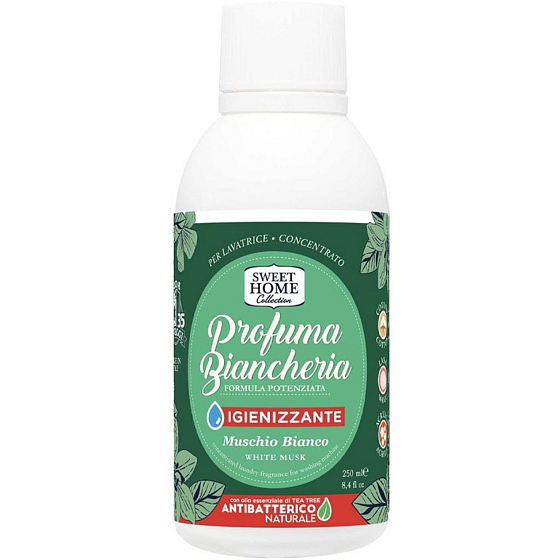 Sweet Home White Musk - Biały mech perfum do prania 250 ml