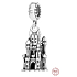 Zawieszka ze srebra 925 Disney Kopciuszek zamek, charms do bransoletki