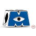 Charm Srebrna 925 Disney Przypinki s.r.o. (Pixar), Logo M, koralik na bransoletkę film