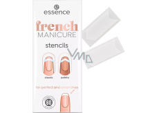 Essence French Manicure szablony na paznokcie do francuskiej manikiury 60 sztuk