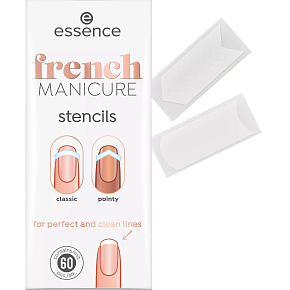 Essence French Manicure szablony do paznokci do francuskiego manicure 60 sztuk