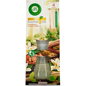 Air Wick Essential Oils wanilia i drewno sandałowe patyczki zapachowe, 30 ml