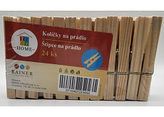 Tidy Home drewniane spinacze do bielizny 24 szt.